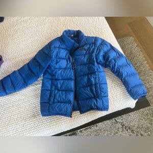 The North Face boys Blue Puffer Jacket